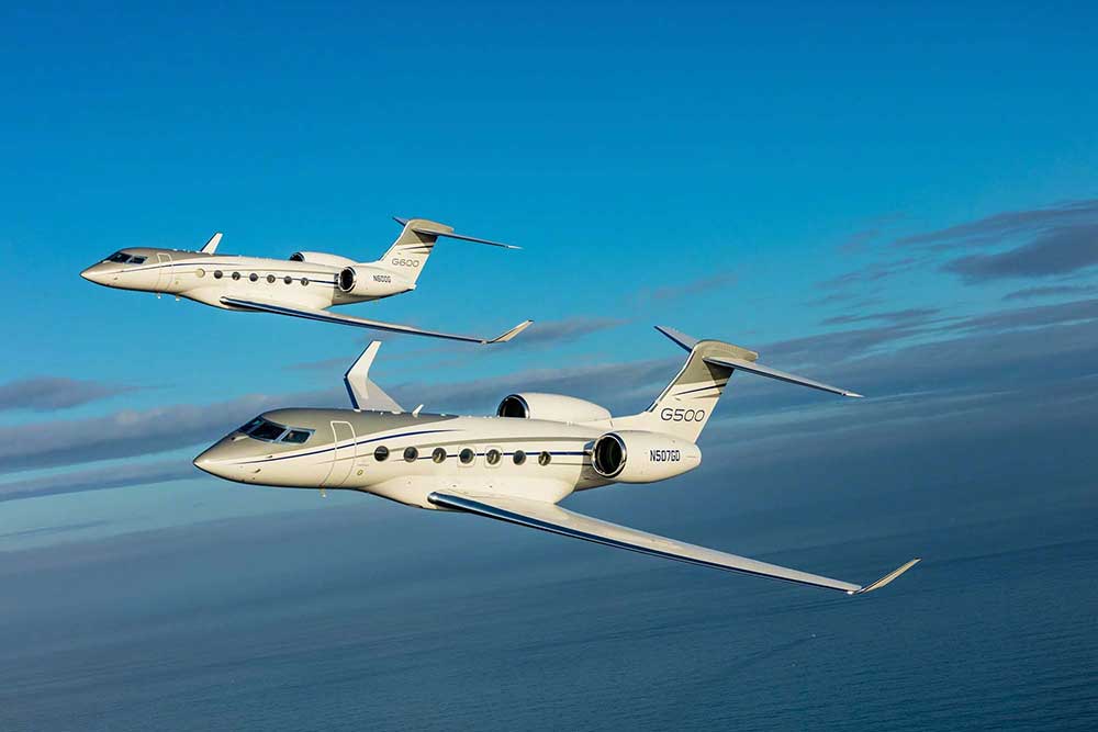 LOS GULFSTREAM G500 Y G600 SUPERAN CADA UNO LAS 100,000 HORAS DE VUELO